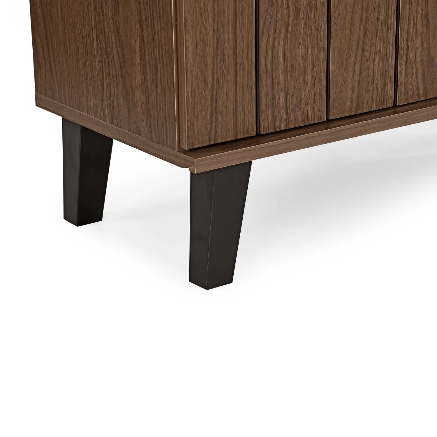 Nilkamal Wildon 4 Door Shoe Rack (Walnut) - Image 9