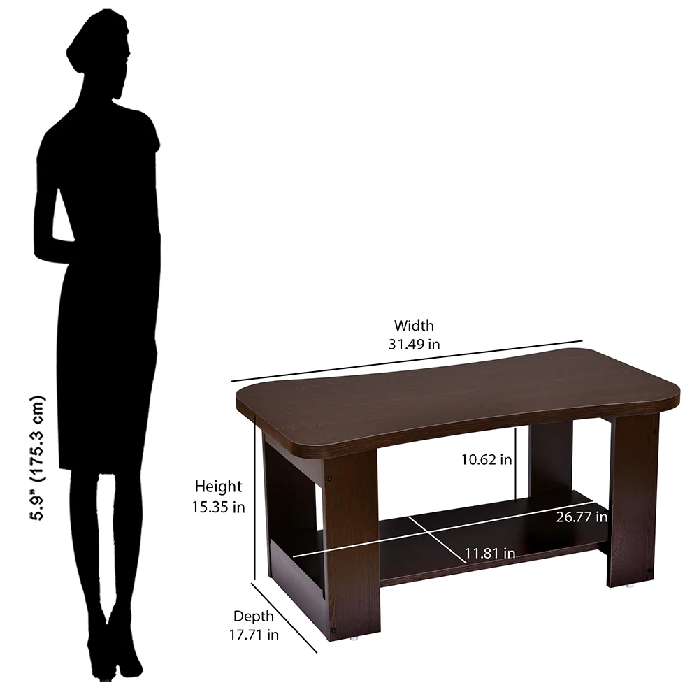 Nilkamal Zora Neo Center Table (Wenge) - Image 7